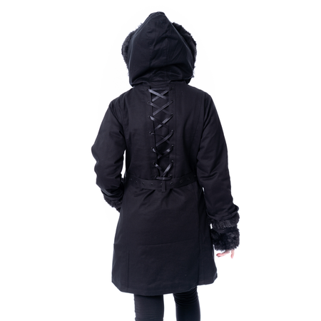 Veste mi-saison Gothic de Poizen Industries - Vesperis jacket - S à 4XL - pour Femme - noir - Poizen Industries - View 2