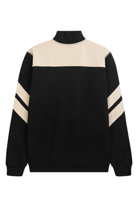 Sweat-shirt  de Unfair Athletics - CURVED HALFZIP SWEATSHIRT - M à XXL - pour Homme - noir/beige - UNFAIR ATHLETICS - View 2