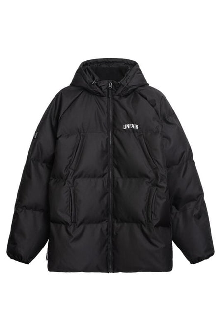 Manteau d'hiver  de Unfair Athletics - CURVED WINTER JACKET - M à 3XL - pour Homme - noir - UNFAIR ATHLETICS