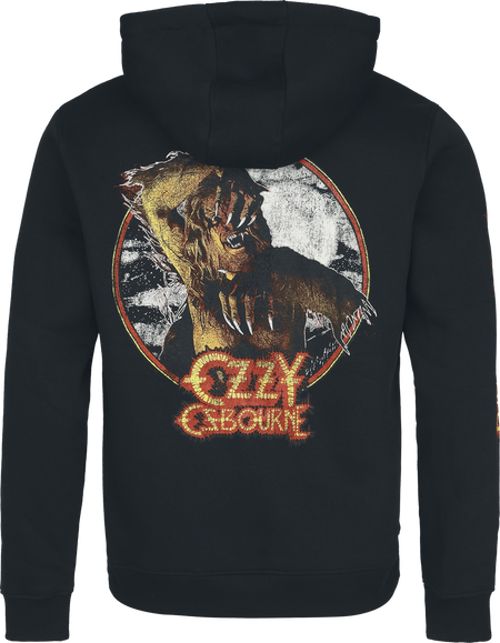 Sweat-shirt à capuche  de Ozzy Osbourne - Logo Bark - S à XXL - pour Homme - noir - Ozzy Osbourne - View 2
