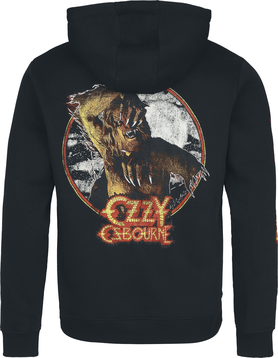 Sweat-shirt à capuche  de Ozzy Osbourne - Logo Bark - S à XXL - pour Homme - noir - Ozzy Osbourne - View 2