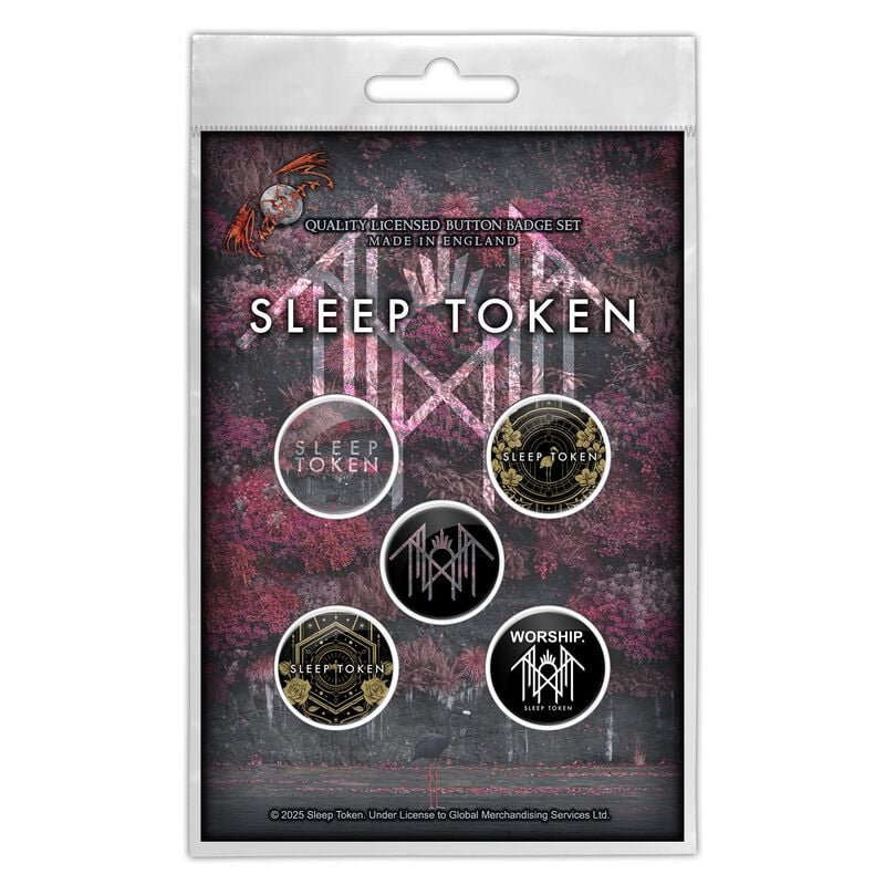 Badge  de Sleep Token - Even In Arcadia - pour Indifférent - multicolore - Sleep Token
