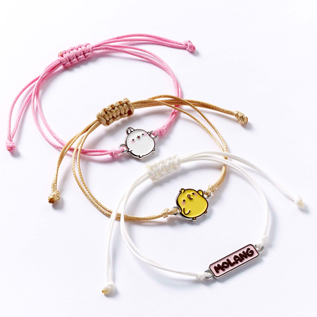 Set de bracelets  de Molang - Molang & Piu Piu - Bracelet d'Amitié - pour Unisexe - multicolore - Molang - View 2