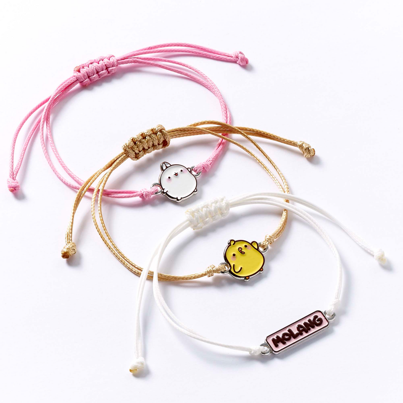 Set de bracelets  de Molang - Molang & Piu Piu - Bracelet d'Amitié - pour Unisexe - multicolore - Molang - View 2