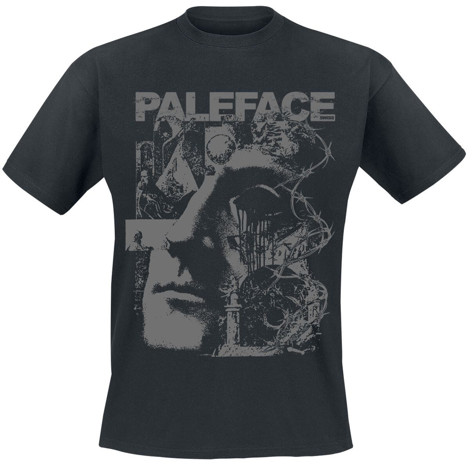 T-Shirt Manches courtes  de Paleface Swiss - Face Tourshirt - S à 3XL - pour Homme - noir - Paleface Swiss