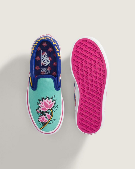 Baskets  de Vans - Kids - Classic Slip On - KPop Demon Hunters Zoey - Kleine Kinder (4-8 Jahre) - EU28 à EU 34 - pour Femme - multicolore - Vans - View 2