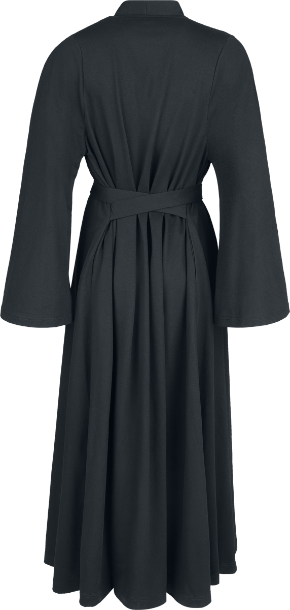 Robe de Chambre Gothic de Gothicana by EMP - Velum Noctis - S-M à XXL-3XL - pour Femme - noir - Gothicana by EMP - View 2