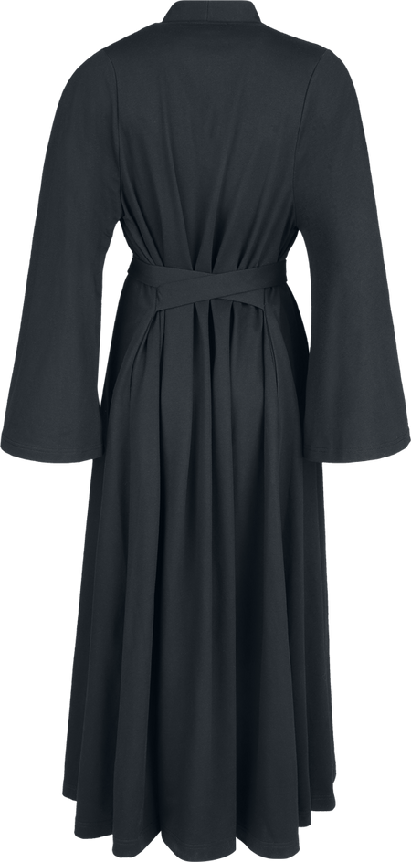 Robe de Chambre Gothic de Gothicana by EMP - Velum Noctis - S-M à XXL-3XL - pour Femme - noir - Gothicana by EMP - View 2