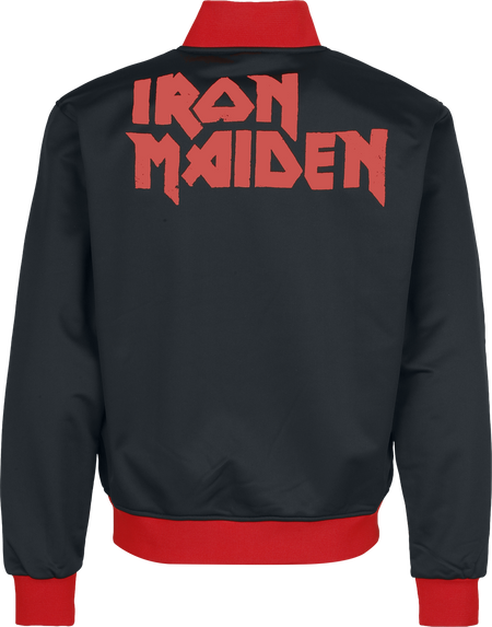 Haut de survêtement  de Iron Maiden - Soccer Trackjacket - S à 5XL - pour Homme - noir/rouge - Iron Maiden - View 2