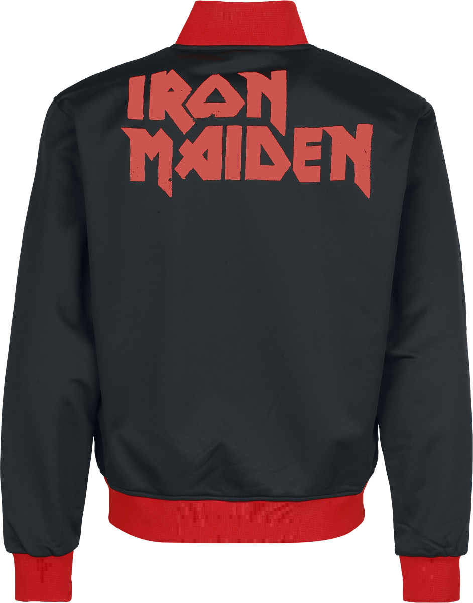 Haut de survêtement  de Iron Maiden - Soccer Trackjacket - S à 5XL - pour Homme - noir/rouge - Iron Maiden - View 2