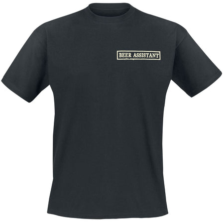 T-Shirt Manches courtes  de Gas Monkey Garage - GMC Patch - Beer Assistant - M à XXL - pour Homme - noir - Gas Monkey Garage