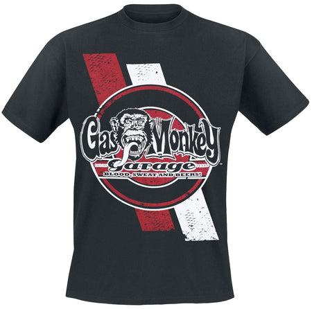T-Shirt Manches courtes  de Gas Monkey Garage - Blood Sweet Beers Garage - M à XXL - pour Homme - noir - Gas Monkey Garage
