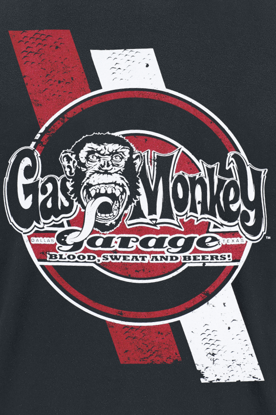 T-Shirt Manches courtes  de Gas Monkey Garage - Blood Sweet Beers Garage - M à XXL - pour Homme - noir - Gas Monkey Garage - View 2