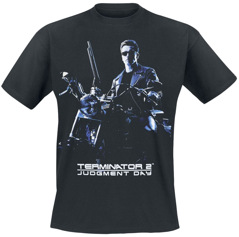 T-Shirt Manches courtes  de Terminator - 2 - Judgement Day - L à XXL - pour Homme - noir - Terminator