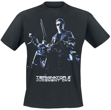 T-Shirt Manches courtes  de Terminator - 2 - Judgement Day - L à XXL - pour Homme - noir - Terminator