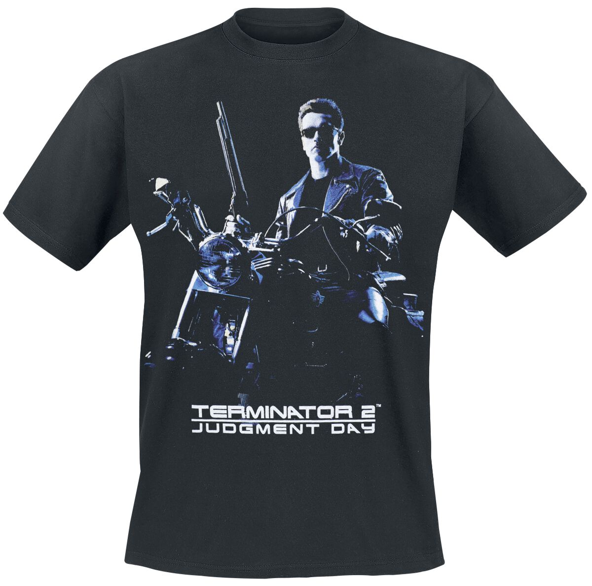 T-Shirt Manches courtes  de Terminator - 2 - Judgement Day - M à XXL - pour Homme - noir - Terminator
