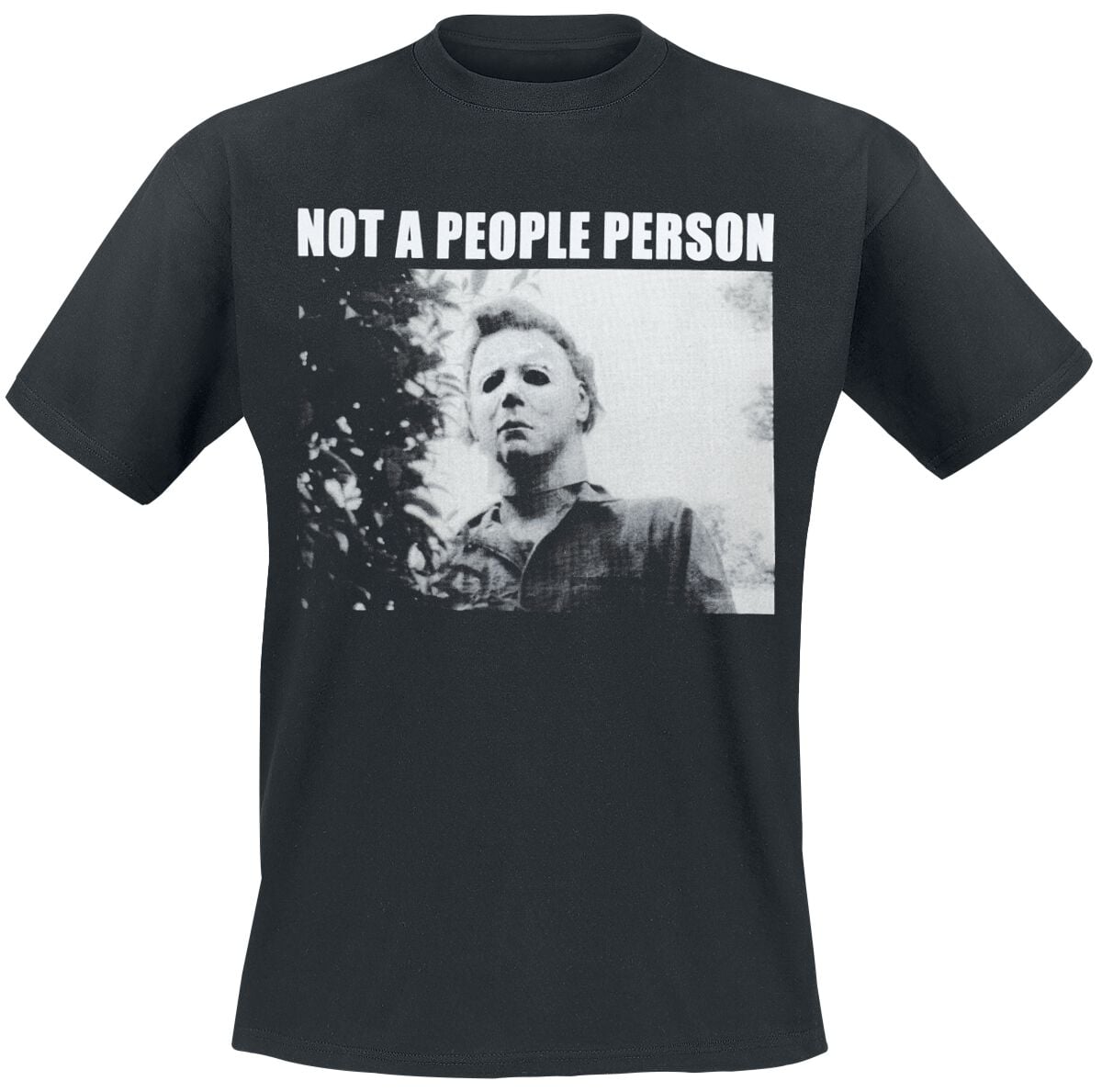 T-Shirt Manches courtes  de Halloween - Not A People Person - M à XXL - pour Homme - noir - Halloween