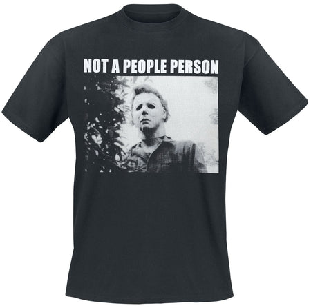 T-Shirt Manches courtes  de Halloween - Not A People Person - M à XXL - pour Homme - noir - Halloween
