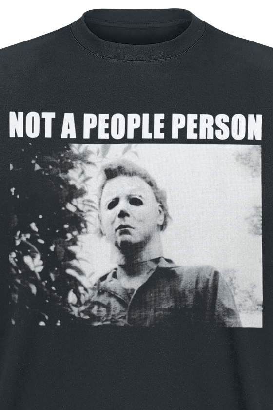 T-Shirt Manches courtes  de Halloween - Not A People Person - M à XXL - pour Homme - noir - Halloween - View 2