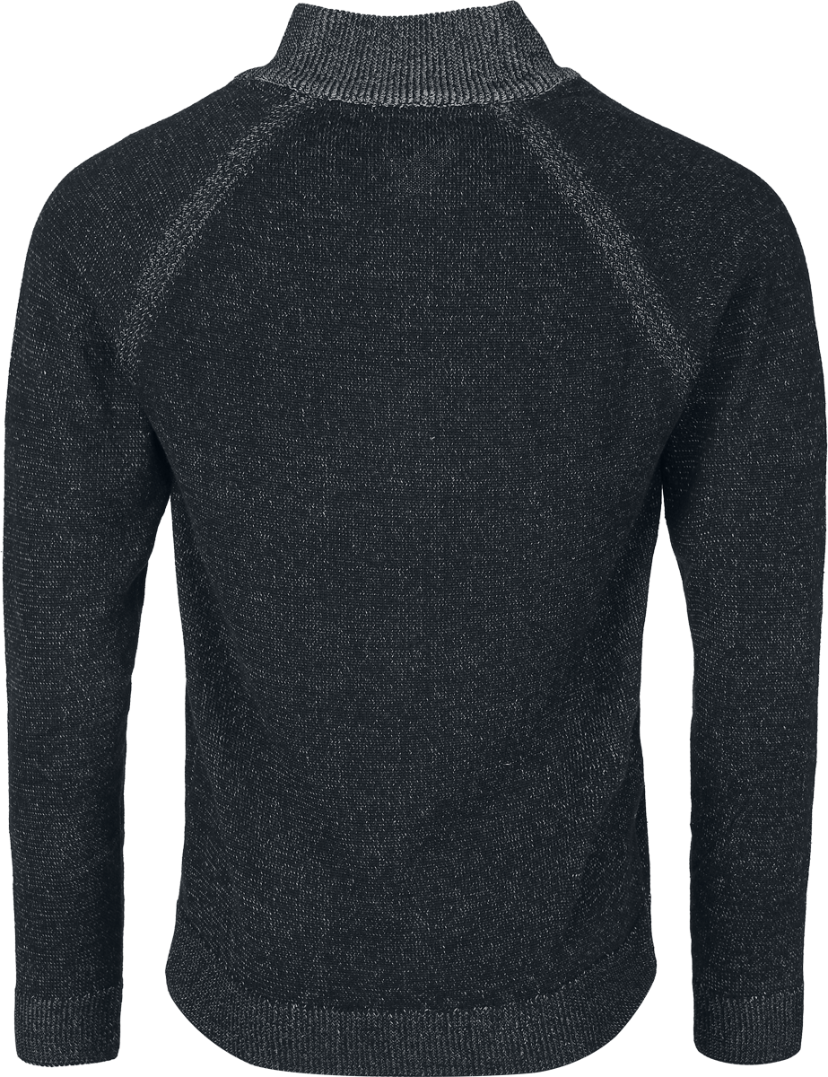 Veste mi-saison  de Indicode - INFun cardigan - S à XXL - pour Homme - noir - Indicode - View 2