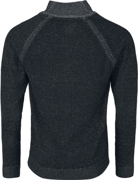 Veste mi-saison  de Indicode - INFun cardigan - S à XXL - pour Homme - noir - Indicode - View 2