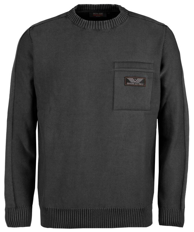 Sweat-shirt  de Indicode - INGainwill O-neck - M à XXL - pour Homme - gris - Indicode