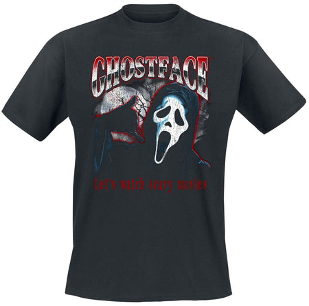 T-Shirt Manches courtes  de Scream (Film) - Ghostface - Slasher - M à XXL - pour Homme - noir - Scream (Film)