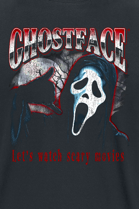T-Shirt Manches courtes  de Scream (Film) - Ghostface - Slasher - M à XXL - pour Homme - noir - Scream (Film) - View 2