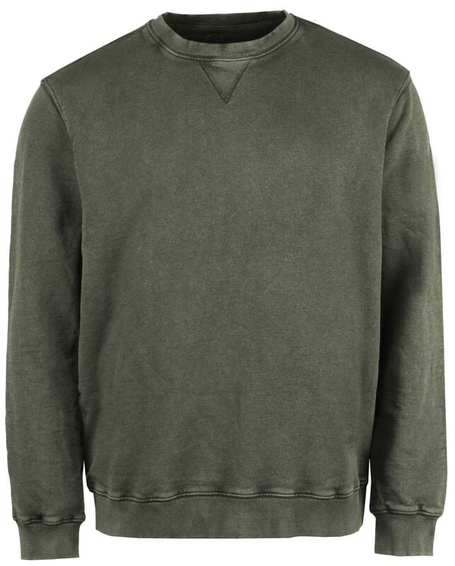 Sweat-shirt  de Indicode - INELIAH SWEAT Crew Neck - S à XXL - pour Homme - olive - Indicode
