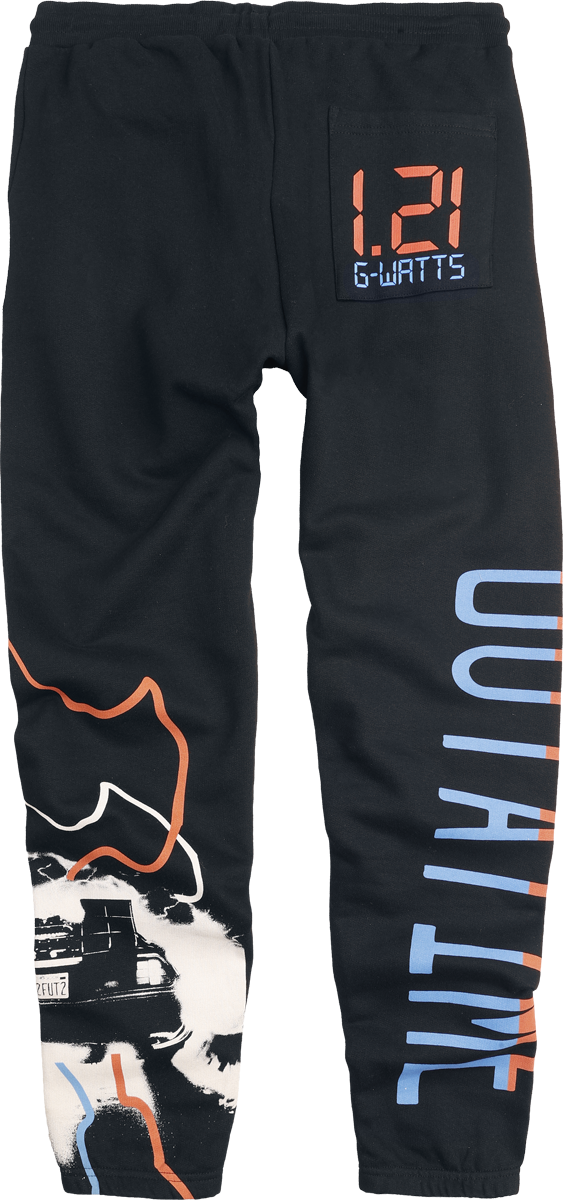 Pantalon en toile  de Retour Vers Le Futur - Outatime - S à XXL - pour Homme - noir - Retour Vers Le Futur - View 2