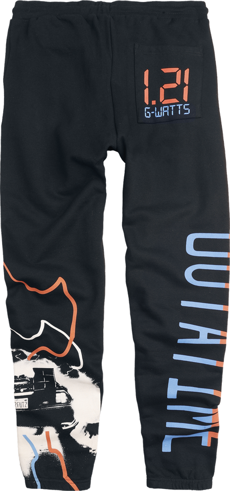 Pantalon en toile  de Retour Vers Le Futur - Outatime - S à XXL - pour Homme - noir - Retour Vers Le Futur - View 2