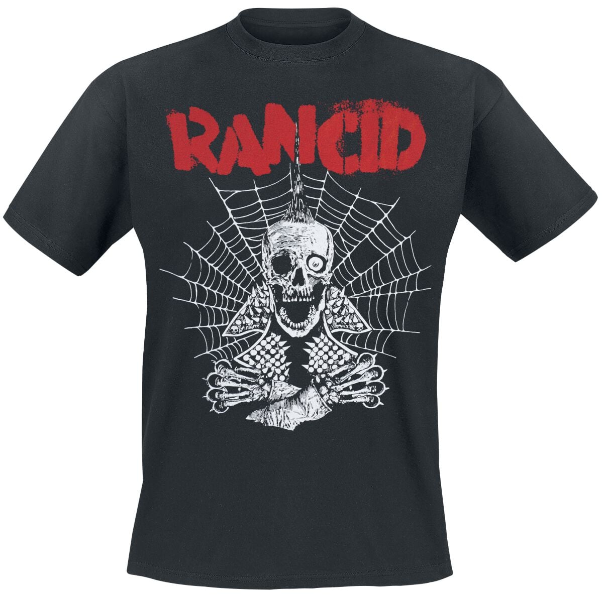 T-Shirt Manches courtes  de Rancid - Spiderweb - S à XXL - pour Homme - noir - Rancid