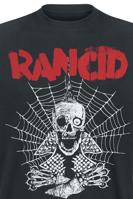 T-Shirt Manches courtes  de Rancid - Spiderweb - S à XXL - pour Homme - noir - Rancid - View 2