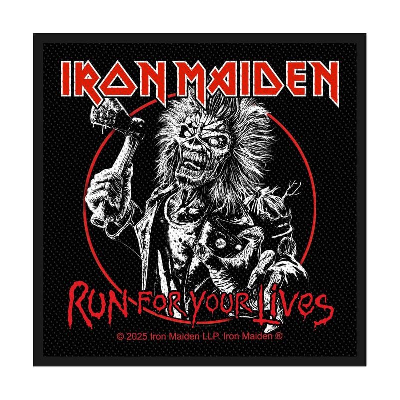 Patch  de Iron Maiden - Run For Your Lives - pour Indifférent - multicolore - Iron Maiden