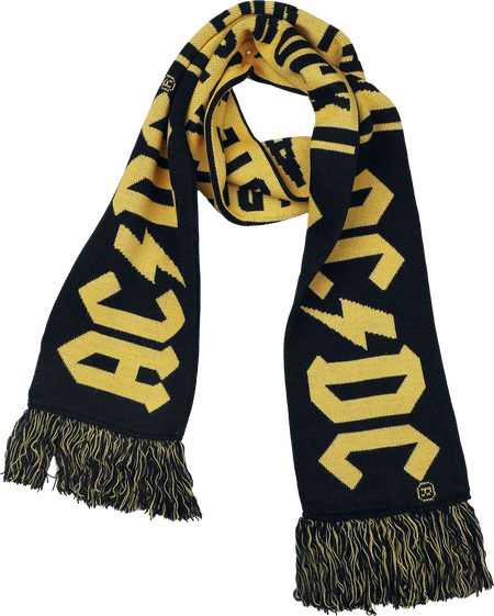 Écharpe  de AC/DC - Soccer Scarf - pour Homme - noir/jaune - AC/DC - View 2