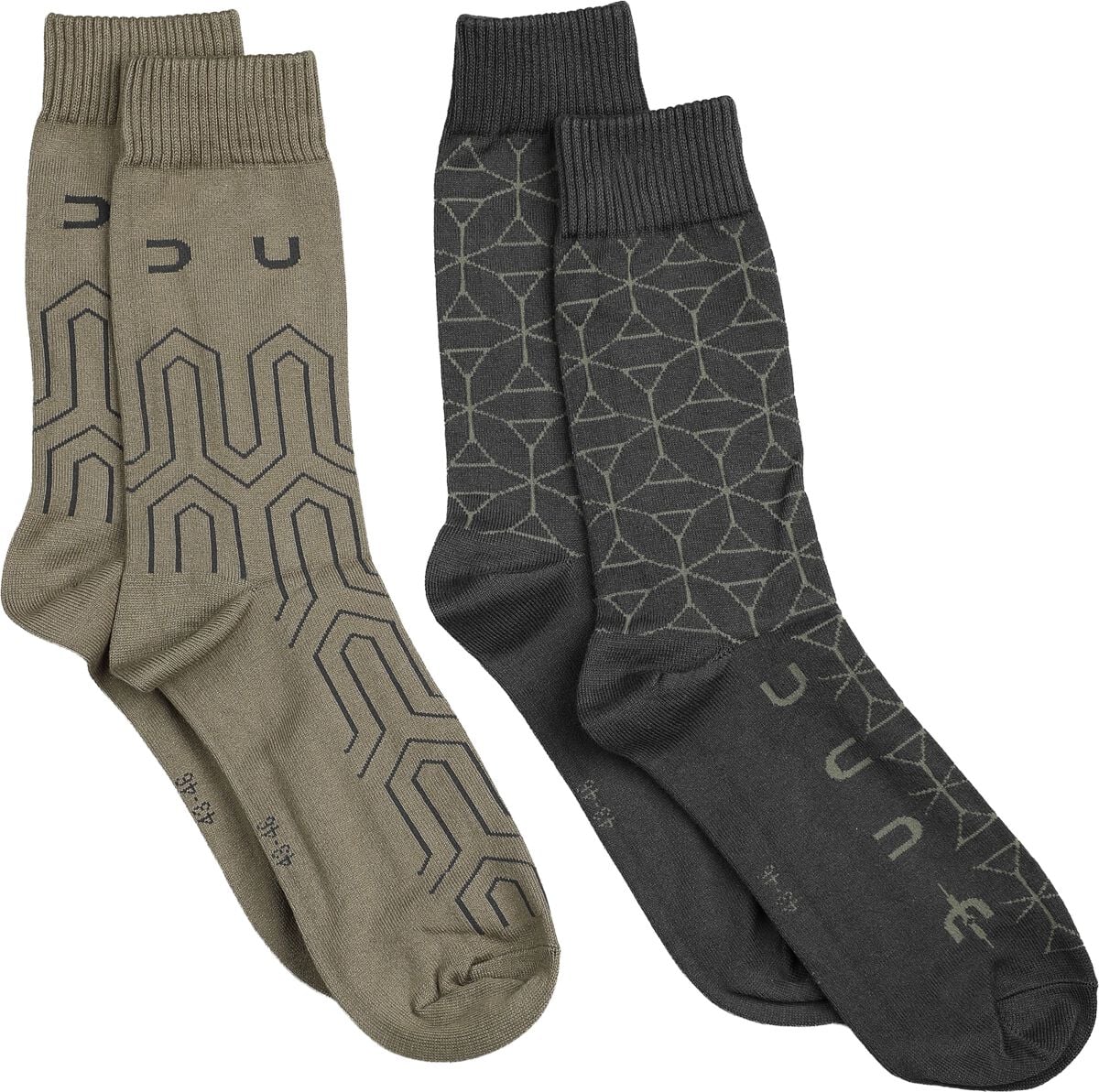 Chaussettes  de Dune - Dune 3 - Dune - EU39-42 à EU 43-46 - pour Unisexe - multicolore - Dune