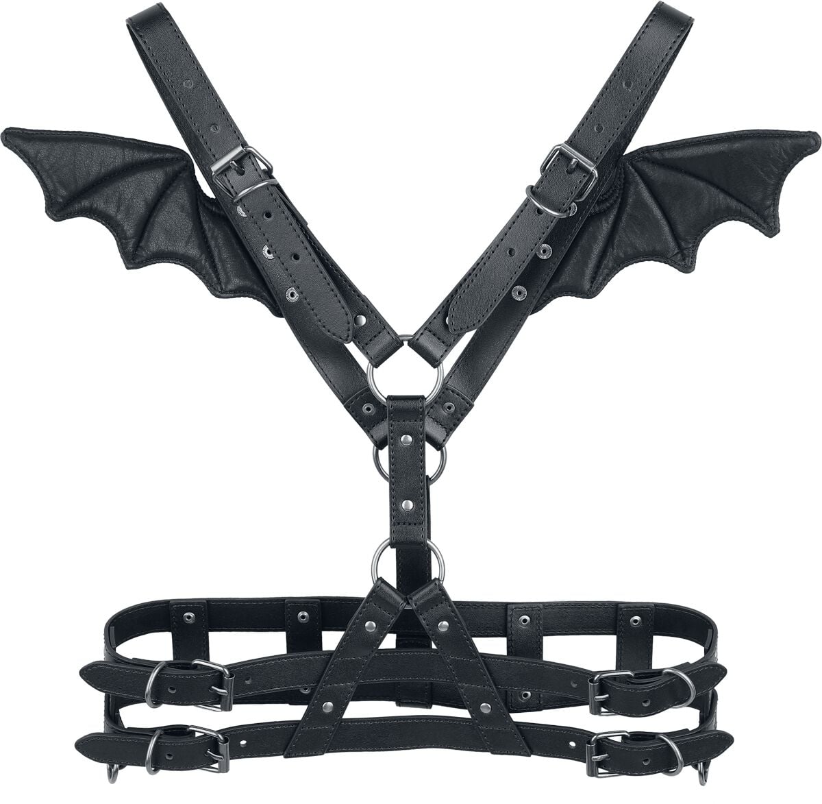 Harnais Gothic de Gothicana by EMP - Eternal Allure Fledermaus-Flügel Harness - pour Femme - noir - Gothicana by EMP