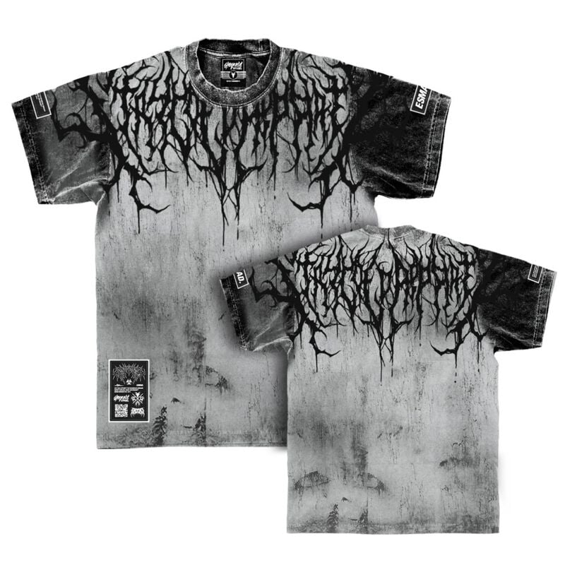 T-Shirt Manches courtes  de Stay Cold Apparel - Reign Of Blood (wasted) - Heavy Oversized T-Shirt (250GSM) - M à XL - pour Homme - gris - Stay Cold Apparel