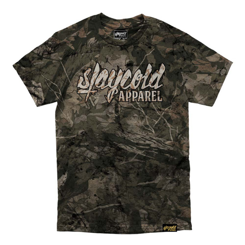 T-Shirt Manches courtes  de Stay Cold Apparel - Witchfire Camo Regular Fit (200 GSM) - XS à XL - pour Homme - vert - Stay Cold Apparel - View 2