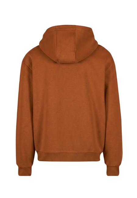 Sweat-shirt zippé à capuche  de Urban Classics - Sweat à Capuche Fluffy - M à L - pour Homme - rouille - Urban Classics - View 2