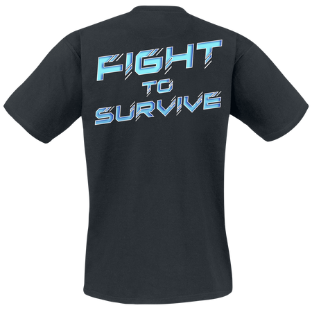 T-Shirt Manches courtes  de Epica - Fight To Survive - S à 3XL - pour Homme - noir - Epica - View 2