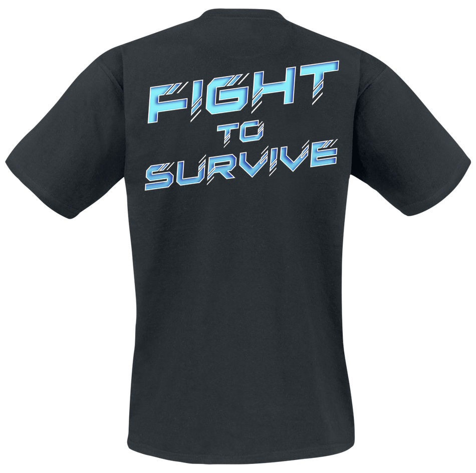 T-Shirt Manches courtes  de Epica - Fight To Survive - S à 3XL - pour Homme - noir - Epica - View 2