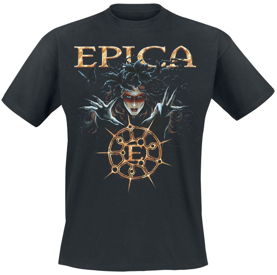 T-Shirt Manches courtes  de Epica - Simone Arcana - S à 3XL - pour Homme - noir - Epica