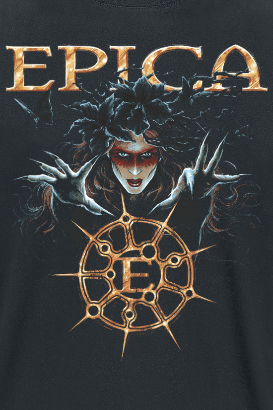 T-Shirt Manches courtes  de Epica - Simone Arcana - S à 3XL - pour Homme - noir - Epica - View 2
