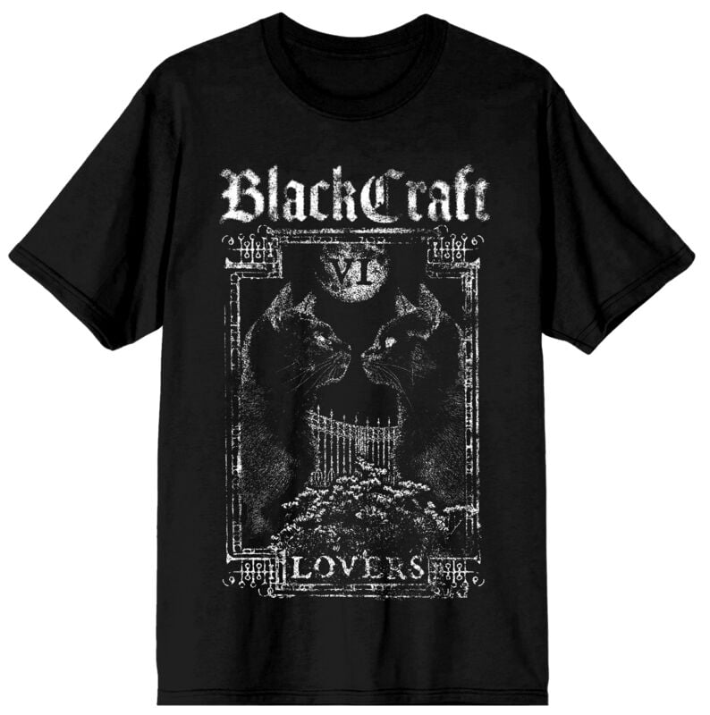 T-Shirt Manches courtes Gothic de Blackcraft Cult - Cat Lovers - M à XXL - pour Homme - noir - Blackcraft Cult