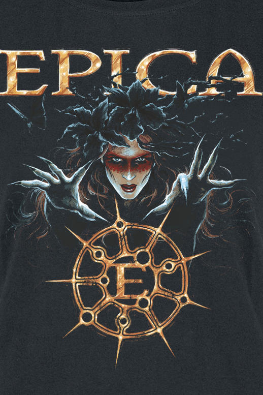 T-Shirt Manches courtes  de Epica - Simone Arcana - S à XXL - pour Femme - noir - Epica - View 2