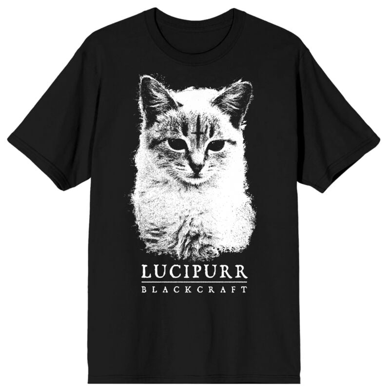 T-Shirt Manches courtes Gothic de Blackcraft Cult - Lucipurr T-Shirt - M à XXL - pour Homme - noir - Blackcraft Cult