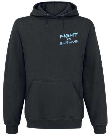Sweat-shirt à capuche  de Epica - Fight To Survive - S à XXL - pour Homme - noir - Epica