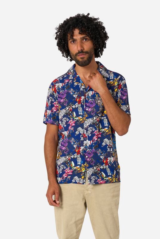 Chemise manches courtes  de Transformers - Transformers Allover - M à L - pour Homme - multicolore - Transformers