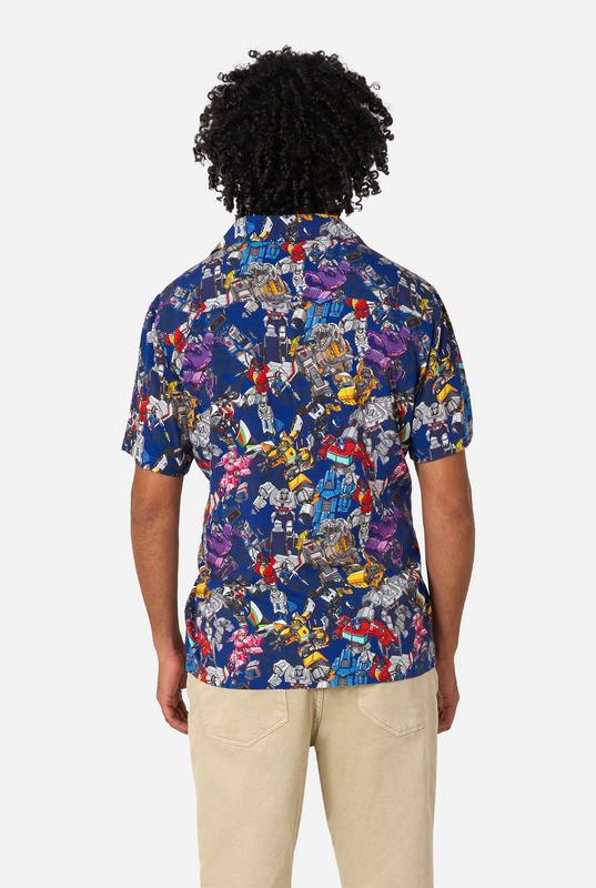 Chemise manches courtes  de Transformers - Transformers Allover - M à L - pour Homme - multicolore - Transformers - View 2